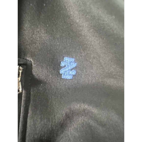 IZOD Vest Mens Large Black Spectator Fleece Full Zip‎ Sleeveless - Picture 4 of 6